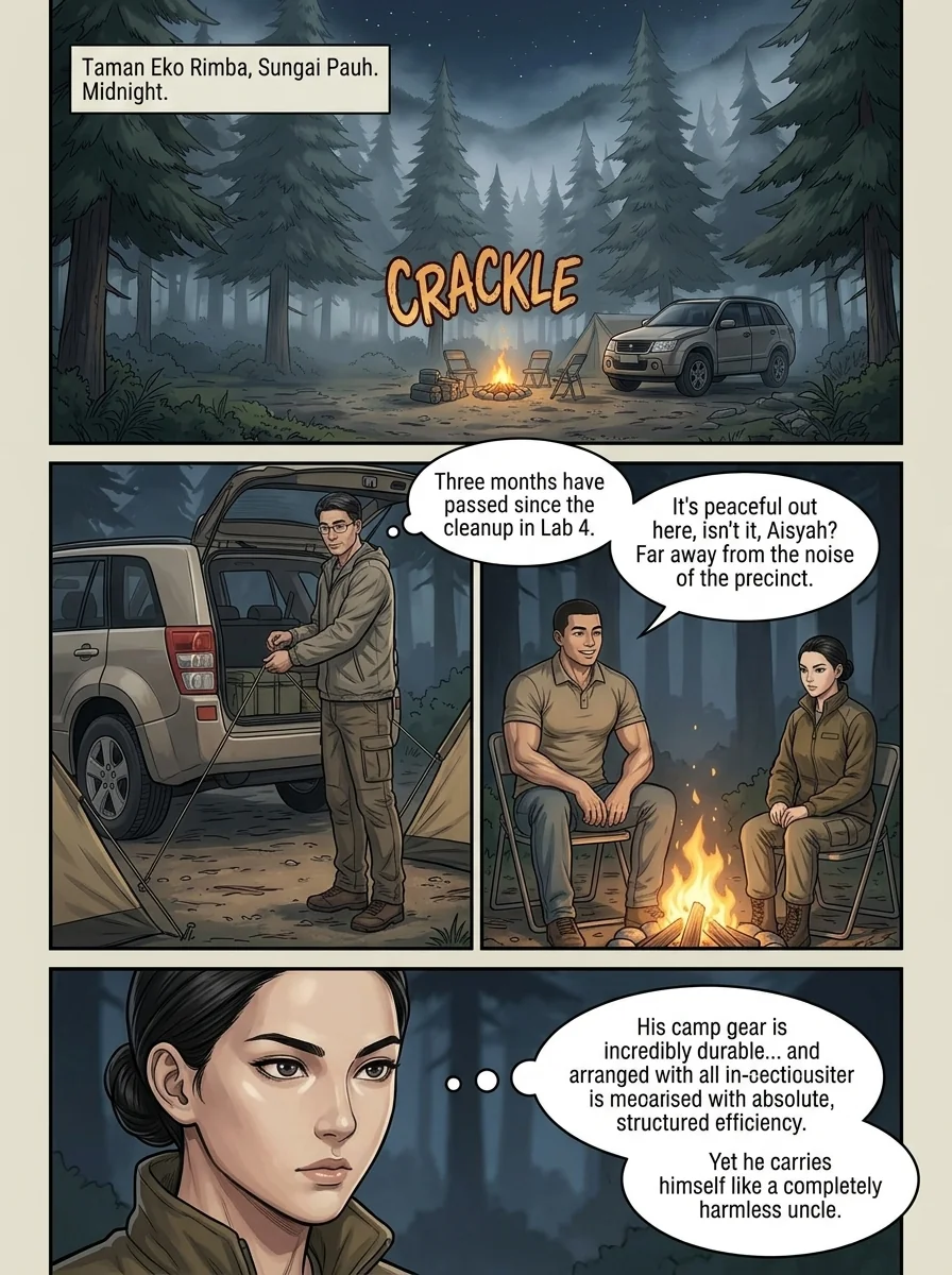 THE GREY MAN OF KUANTAN Chapter 1 Page 38 - AI Generated Manga