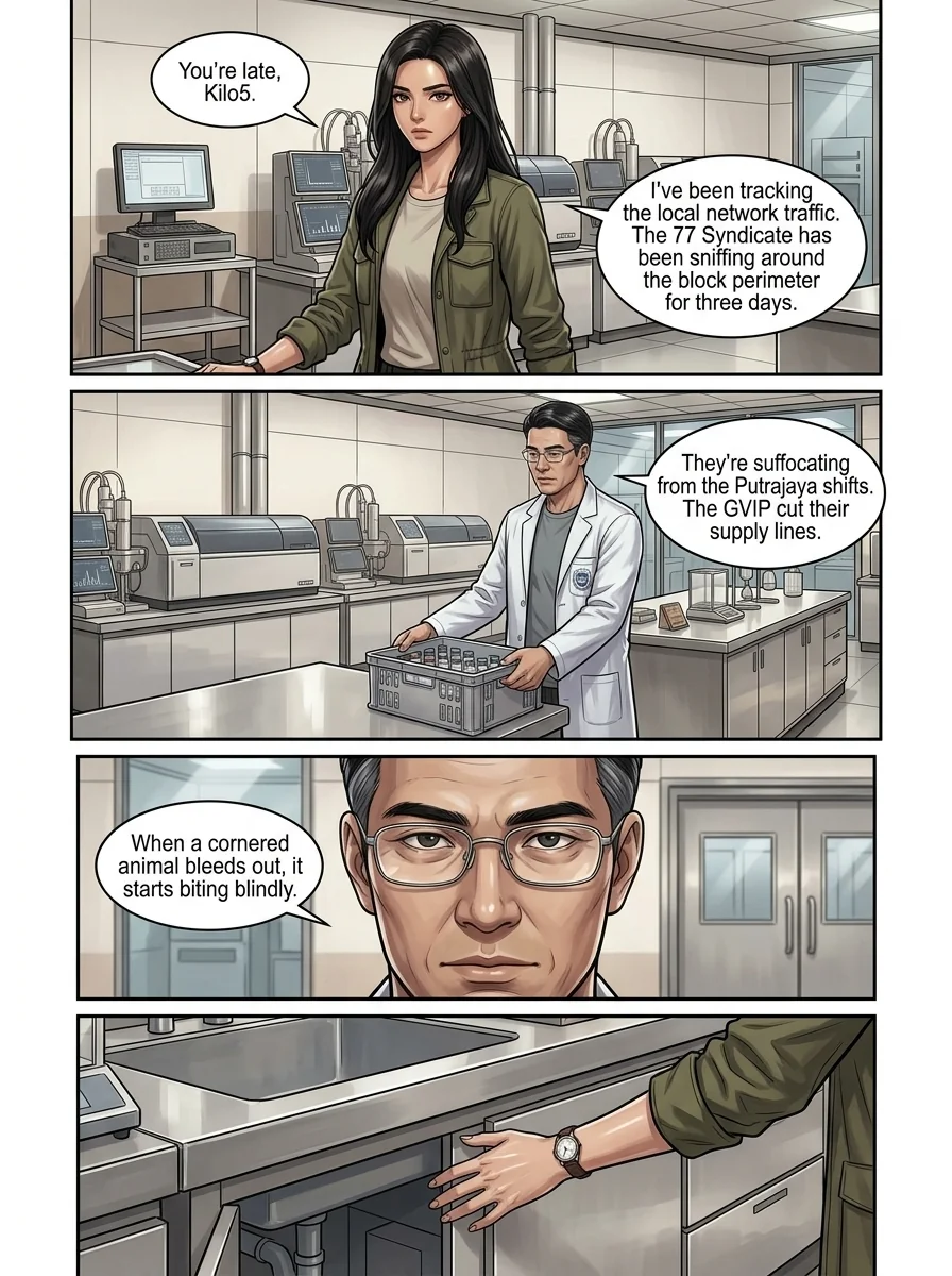 THE GREY MAN OF KUANTAN Chapter 2 Page 3 - AI Generated Manga