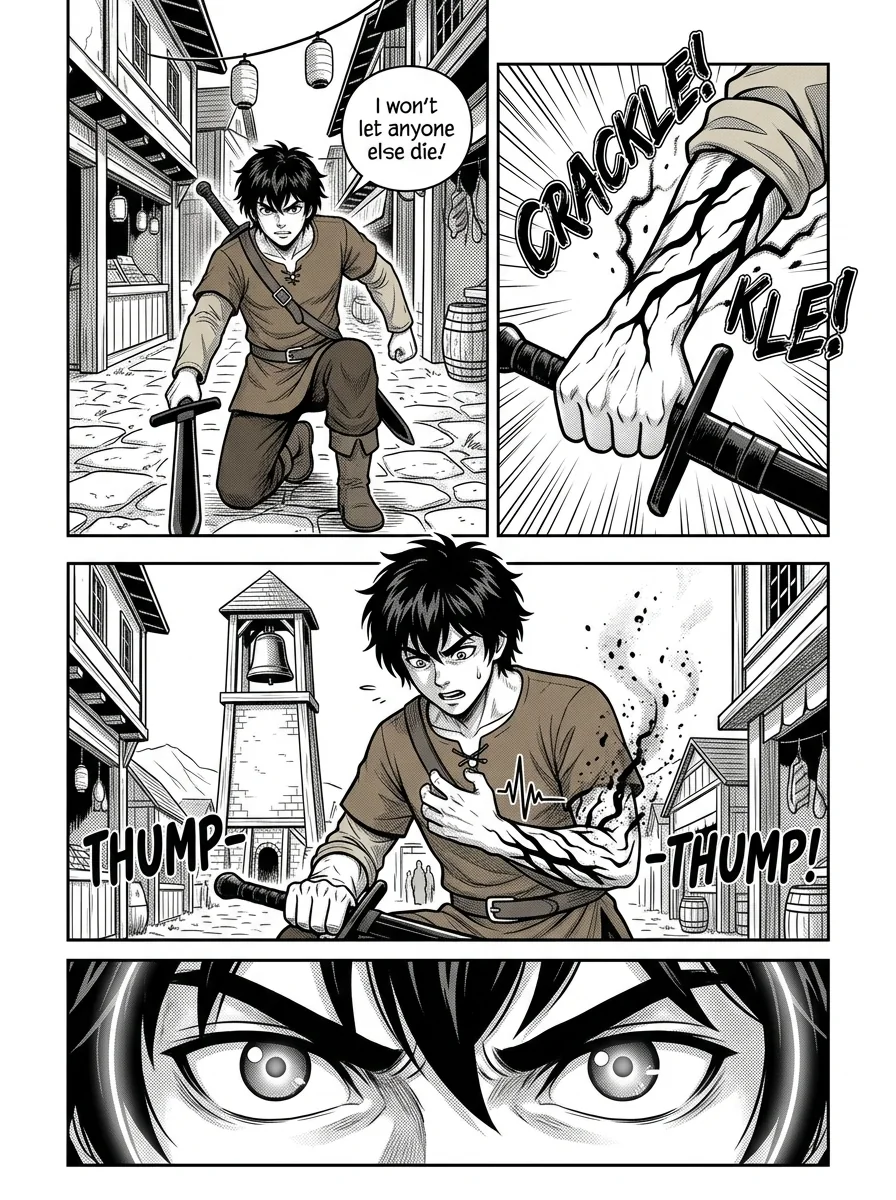 NOCTIS — Les Héritiers de l'Ombre Chapter 1 Page 15 - AI Generated Manga