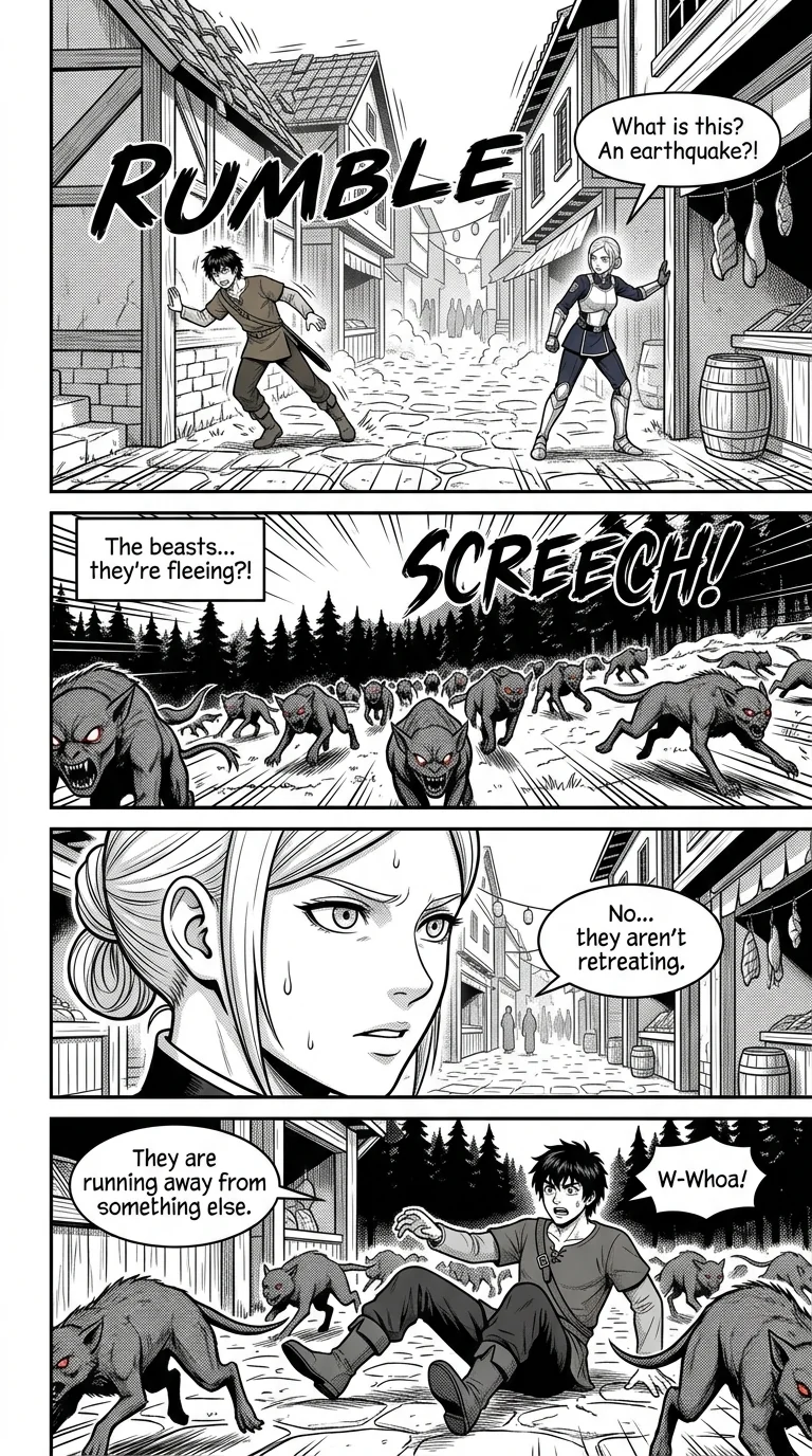 NOCTIS — Les Héritiers de l'Ombre Chapter 1 Page 20 - AI Generated Manga