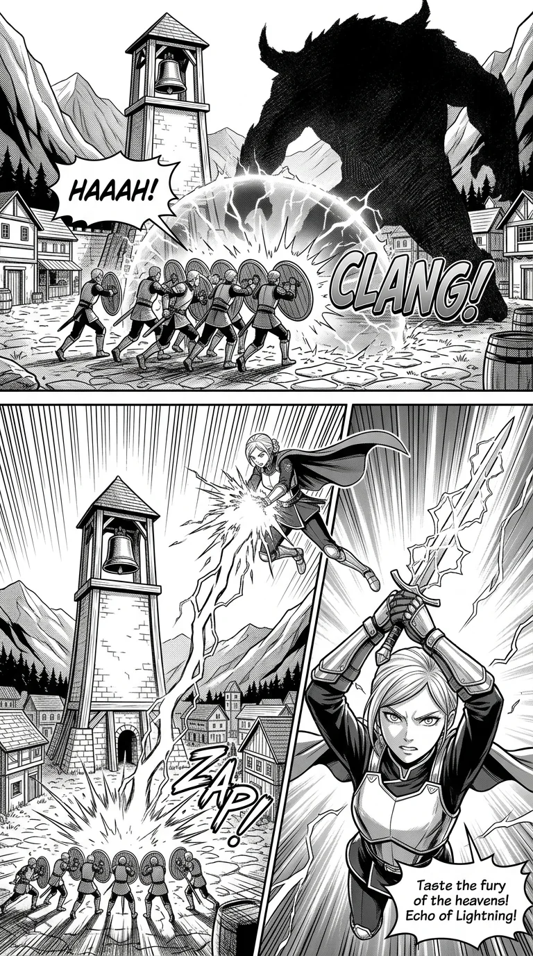 NOCTIS — Les Héritiers de l'Ombre Chapter 1 Page 23 - AI Generated Manga