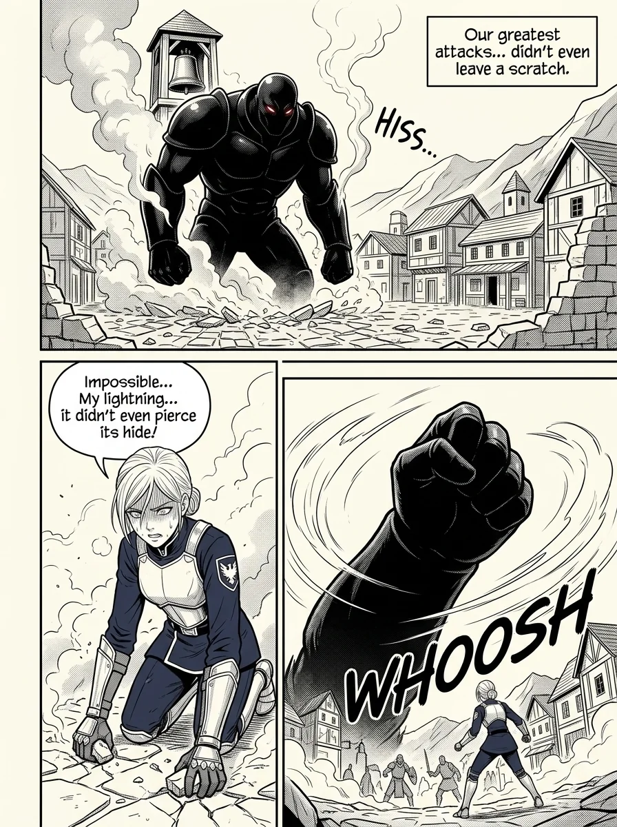 NOCTIS — Les Héritiers de l'Ombre Chapter 1 Page 25 - AI Generated Manga