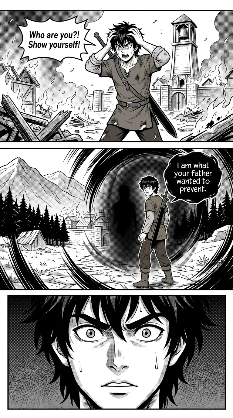 NOCTIS — Les Héritiers de l'Ombre Chapter 1 Page 28 - AI Generated Manga