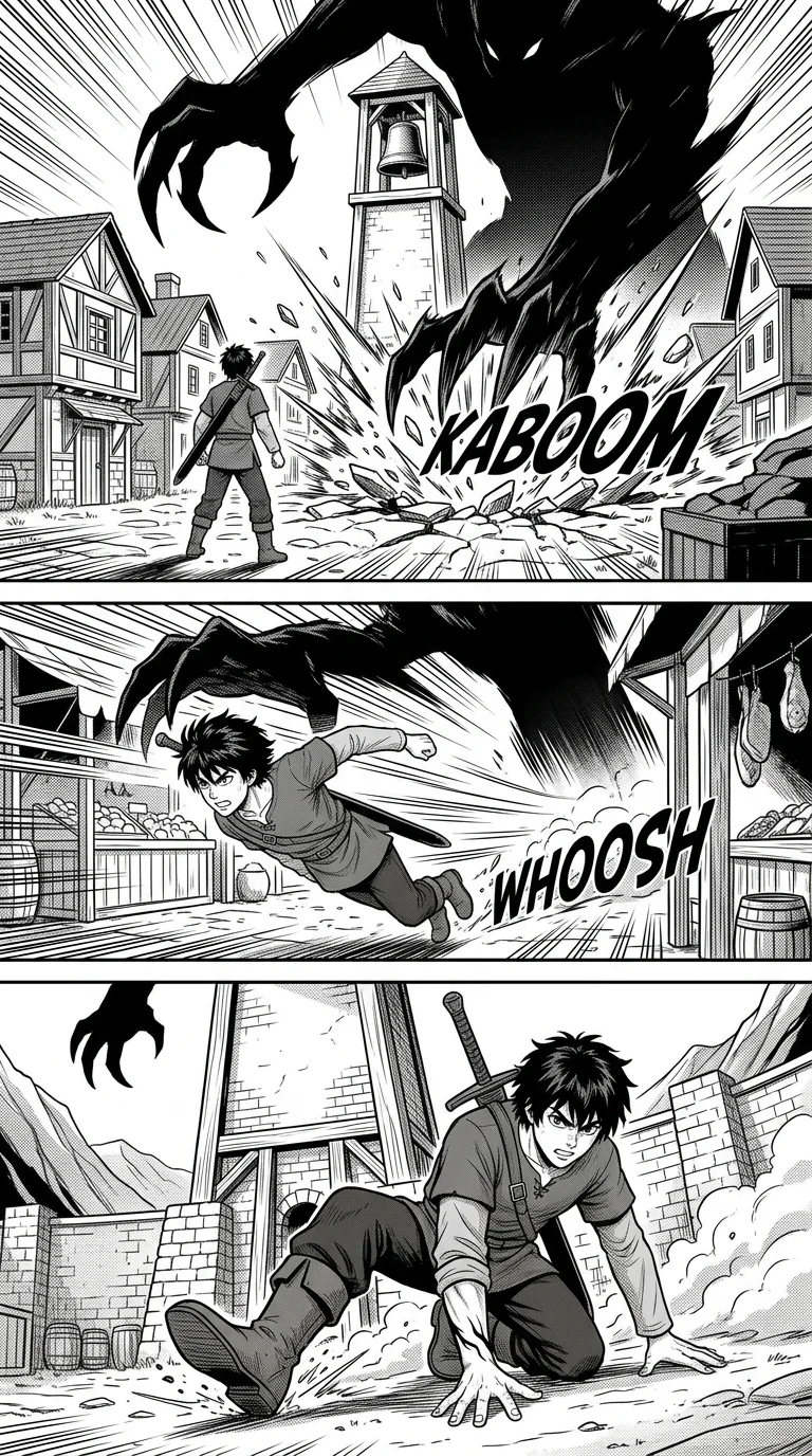 NOCTIS — Les Héritiers de l'Ombre Chapter 1 Page 31 - AI Generated Manga