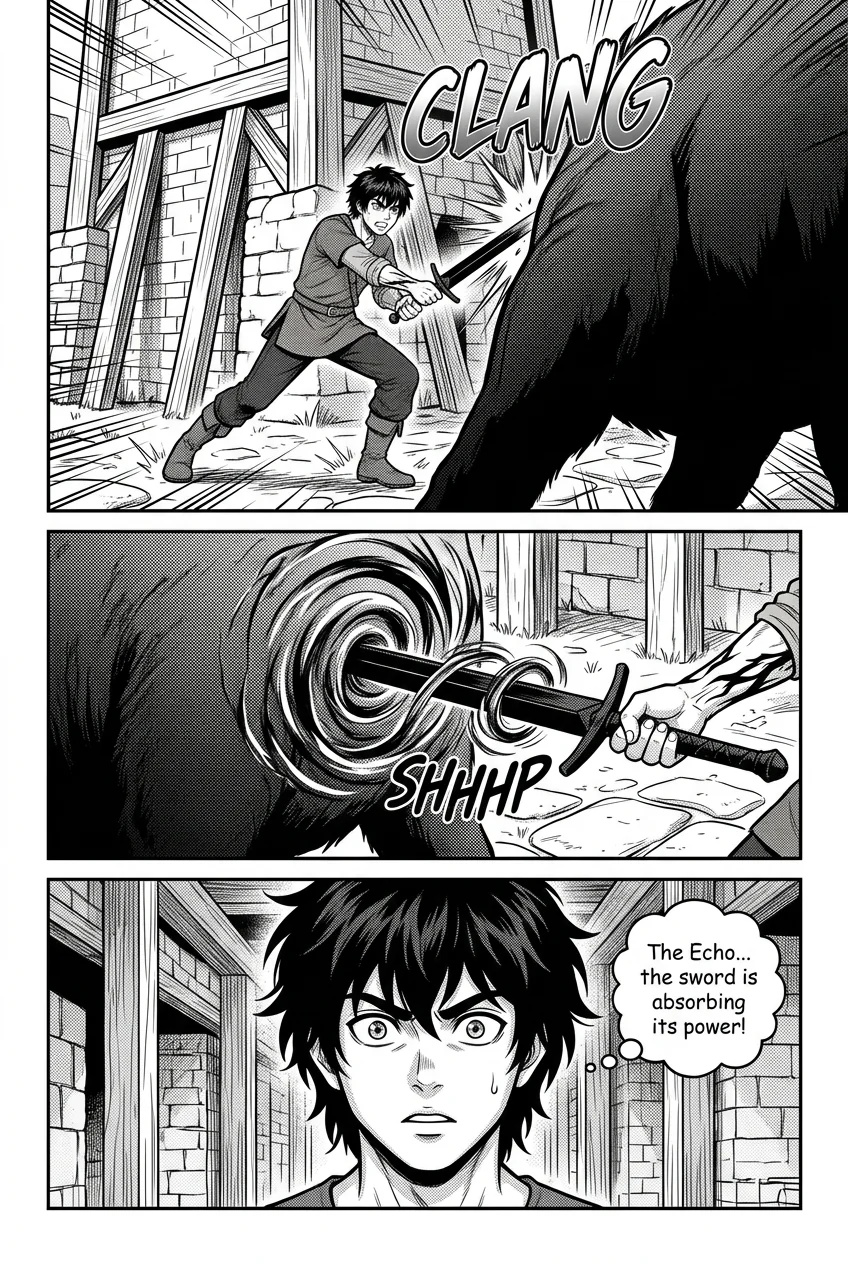 NOCTIS — Les Héritiers de l'Ombre Chapter 1 Page 32 - AI Generated Manga