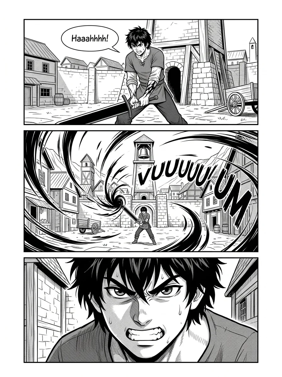 NOCTIS — Les Héritiers de l'Ombre Chapter 1 Page 33 - AI Generated Manga