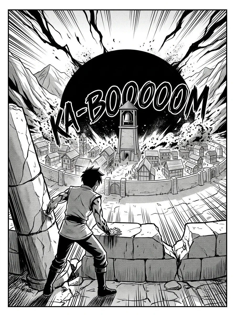 NOCTIS — Les Héritiers de l'Ombre Chapter 1 Page 34 - AI Generated Manga