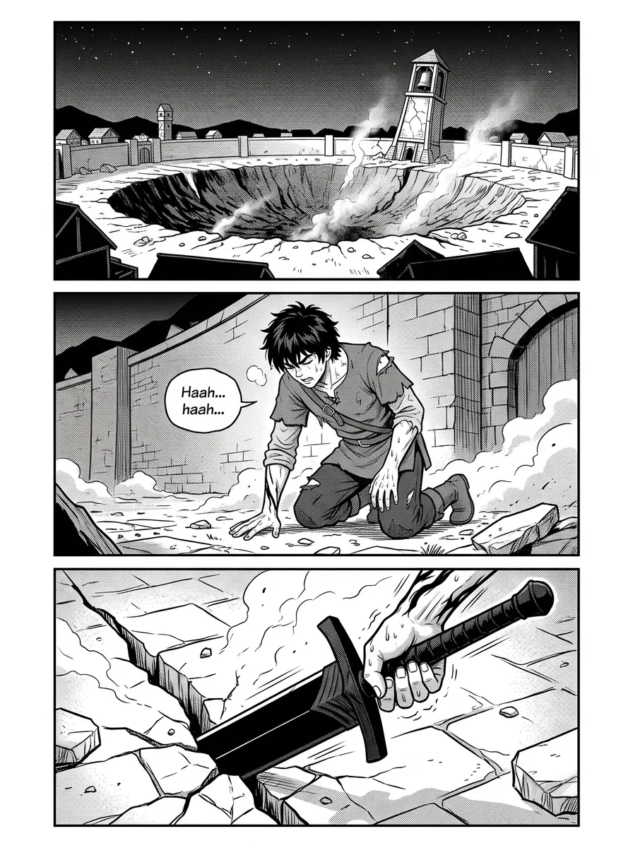 NOCTIS — Les Héritiers de l'Ombre Chapter 1 Page 35 - AI Generated Manga