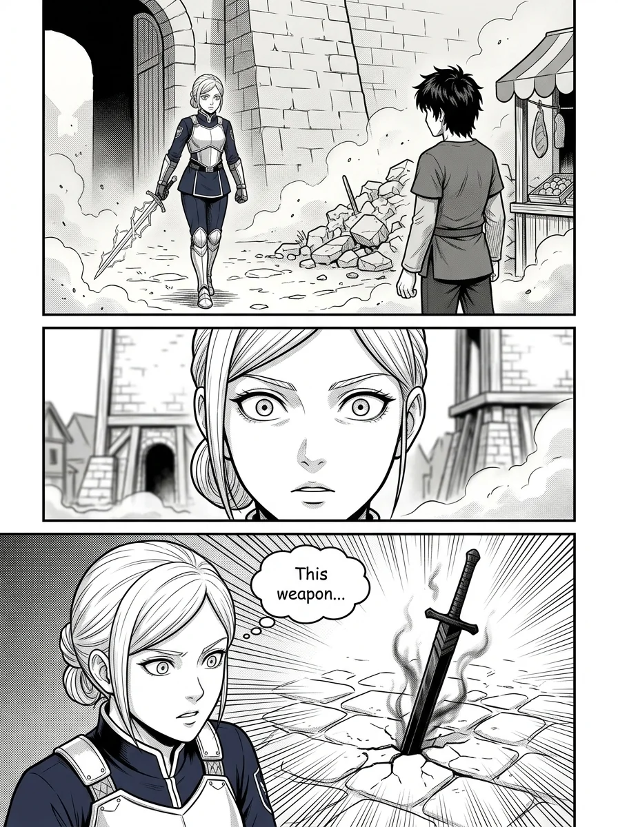 NOCTIS — Les Héritiers de l'Ombre Chapter 1 Page 36 - AI Generated Manga