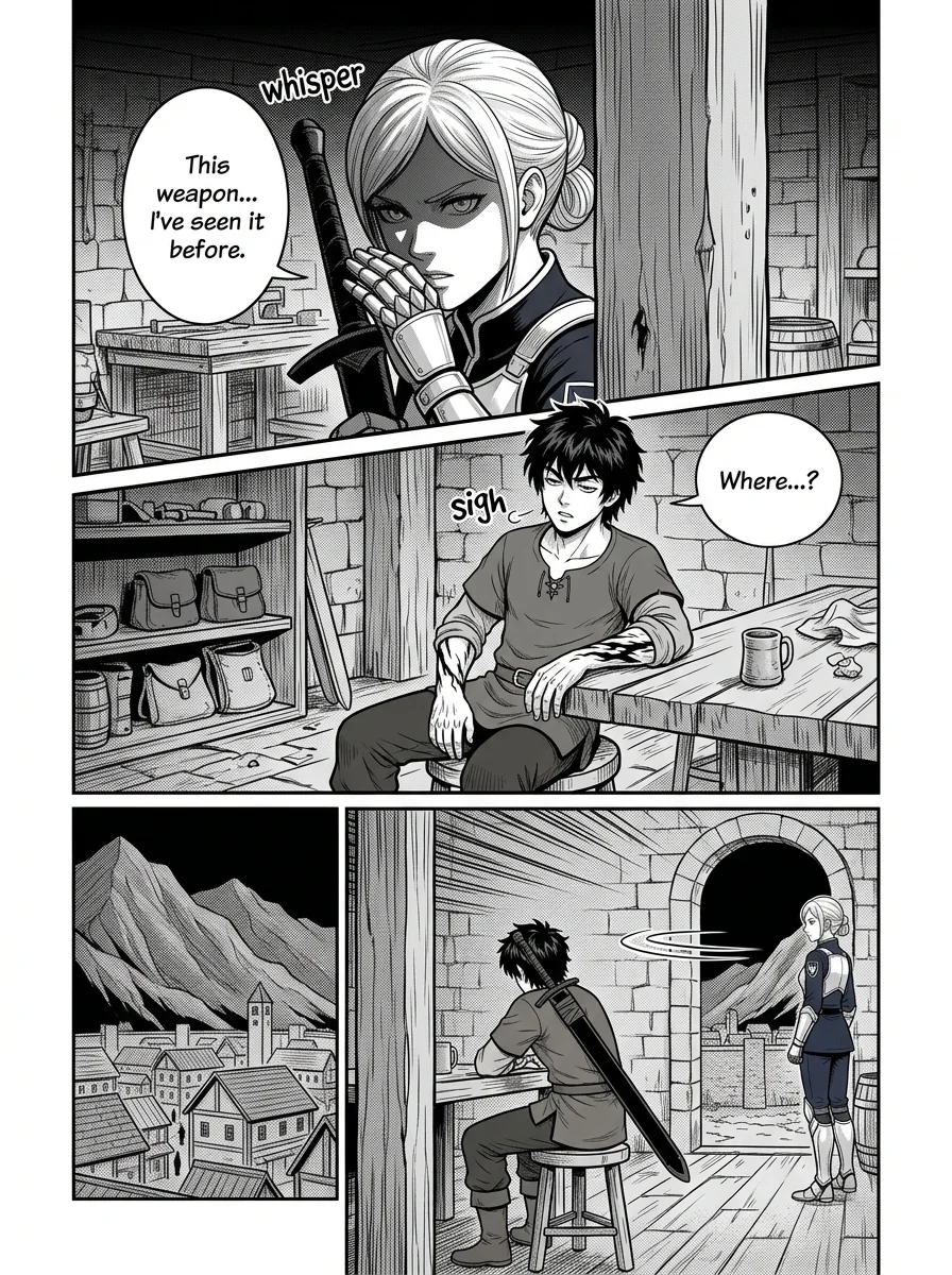 NOCTIS — Les Héritiers de l'Ombre Chapter 1 Page 37 - AI Generated Manga