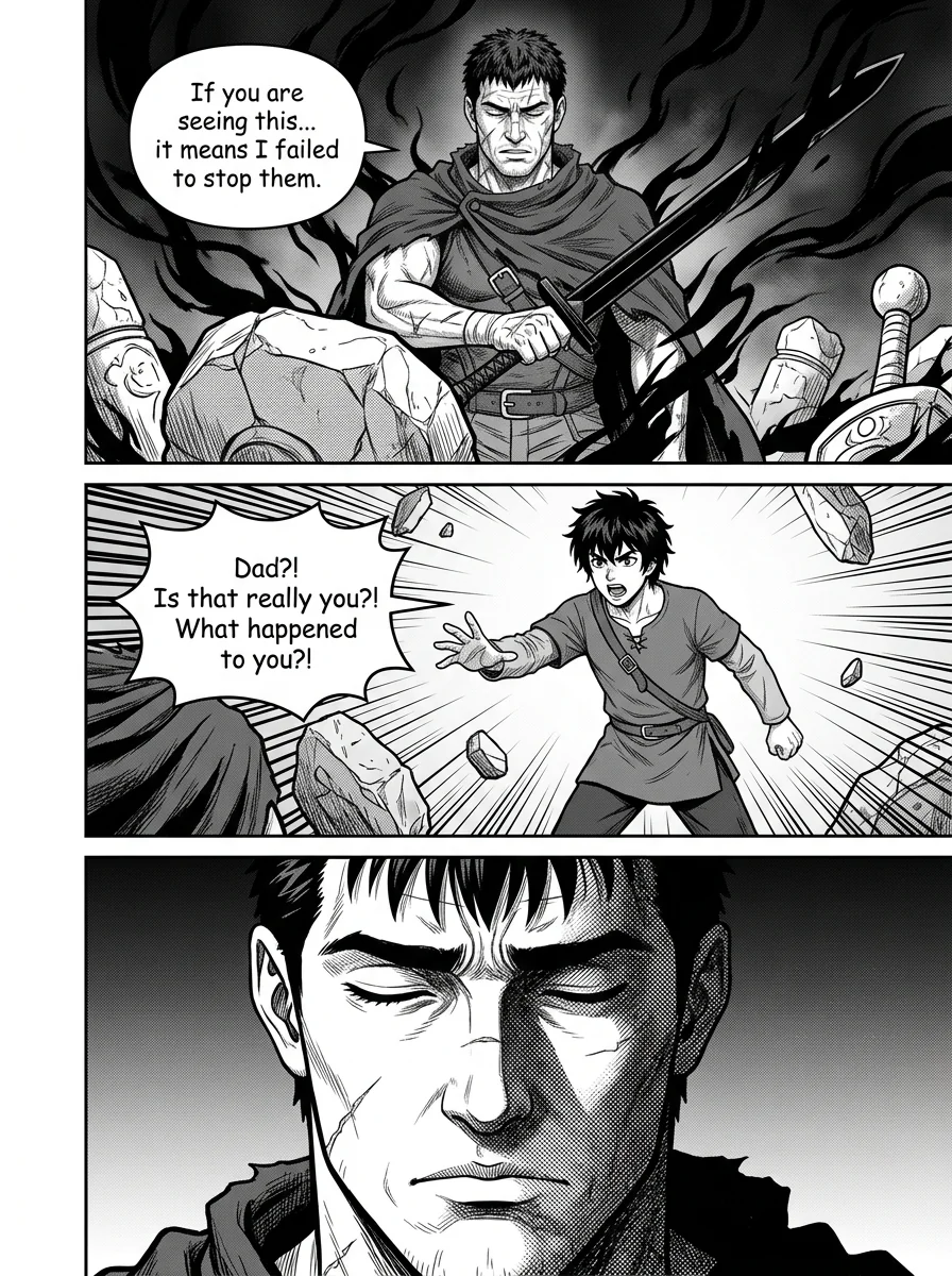 NOCTIS — Les Héritiers de l'Ombre Chapter 1 Page 43 - AI Generated Manga