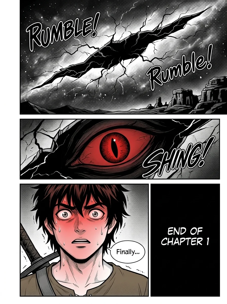 NOCTIS — Les Héritiers de l'Ombre Chapter 1 Page 45 - AI Generated Manga