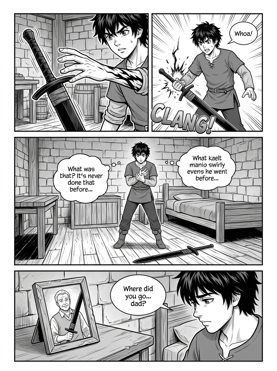 NOCTIS — Les Héritiers de l'Ombre Chapter 1 Page 7 - AI Generated Manga