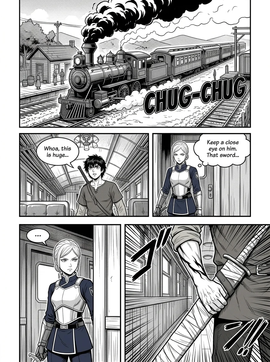 NOCTIS — Les Héritiers de l'Ombre Chapter 2 Page 10 - AI Generated Manga