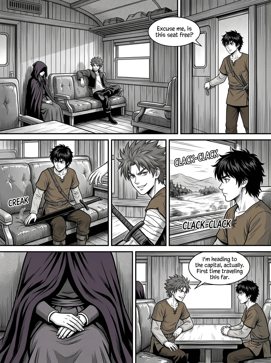 NOCTIS — Les Héritiers de l'Ombre Chapter 2 Page 11 - AI Generated Manga