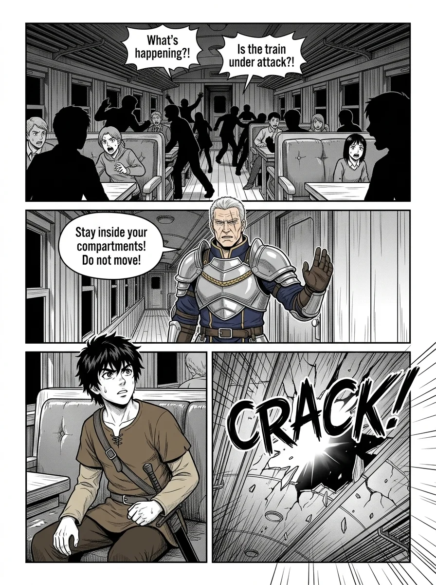 NOCTIS — Les Héritiers de l'Ombre Chapter 2 Page 16 - AI Generated Manga
