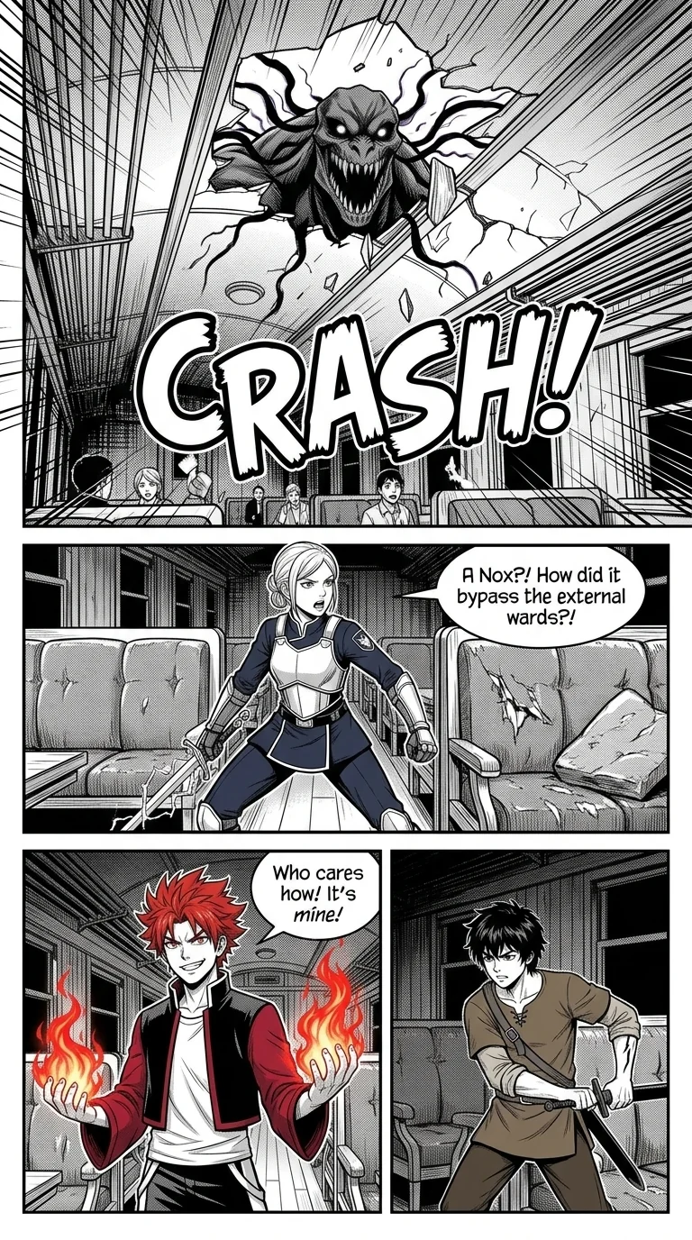 NOCTIS — Les Héritiers de l'Ombre Chapter 2 Page 17 - AI Generated Manga