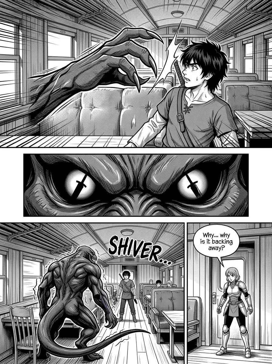 NOCTIS — Les Héritiers de l'Ombre Chapter 2 Page 24 - AI Generated Manga