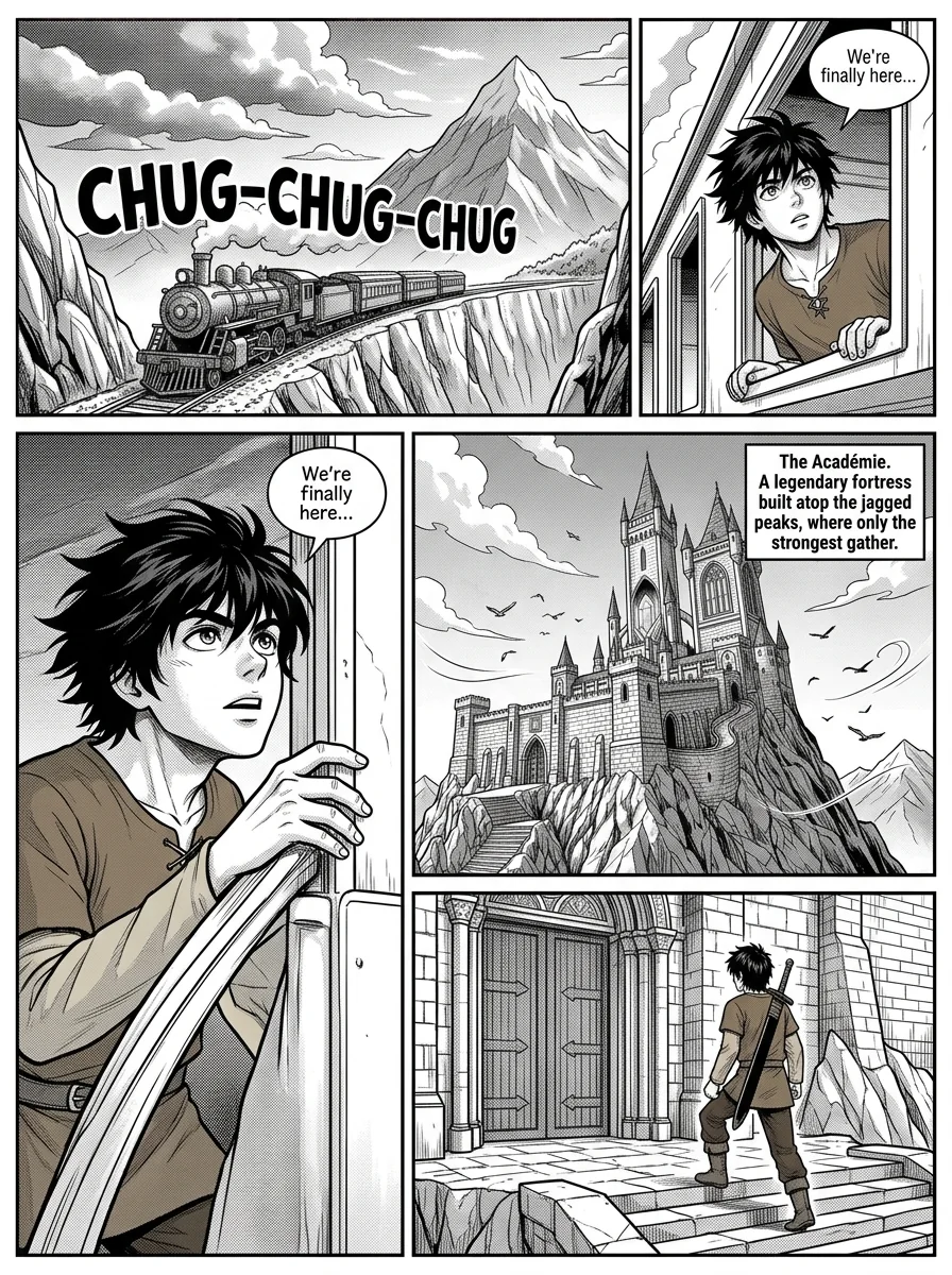 NOCTIS — Les Héritiers de l'Ombre Chapter 2 Page 29 - AI Generated Manga