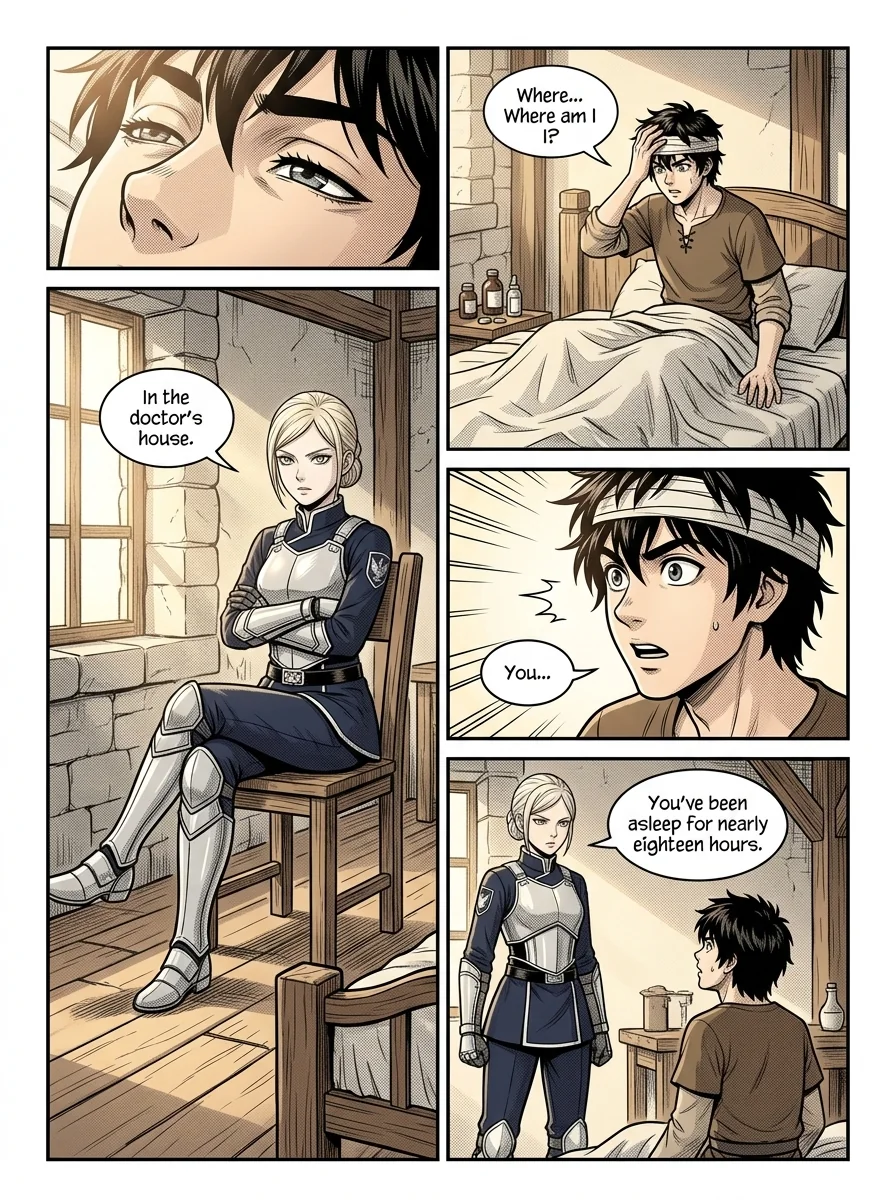 NOCTIS — Les Héritiers de l'Ombre Chapter 2 Page 2 - AI Generated Manga