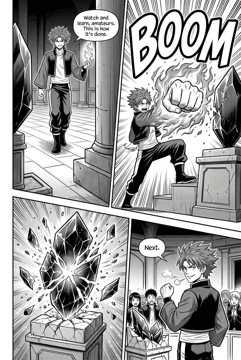 NOCTIS — Les Héritiers de l'Ombre Chapter 2 Page 33 - AI Generated Manga