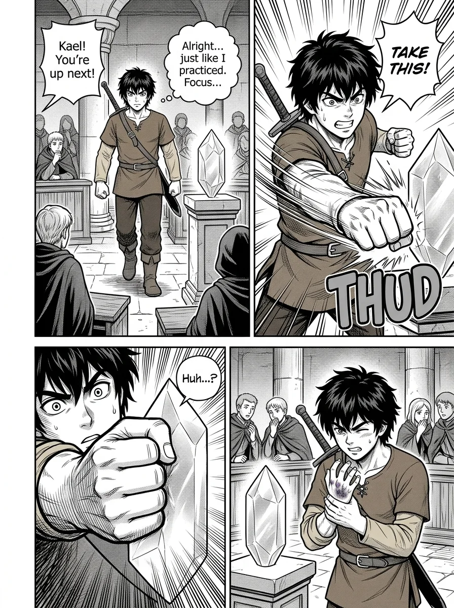 NOCTIS — Les Héritiers de l'Ombre Chapter 2 Page 35 - AI Generated Manga
