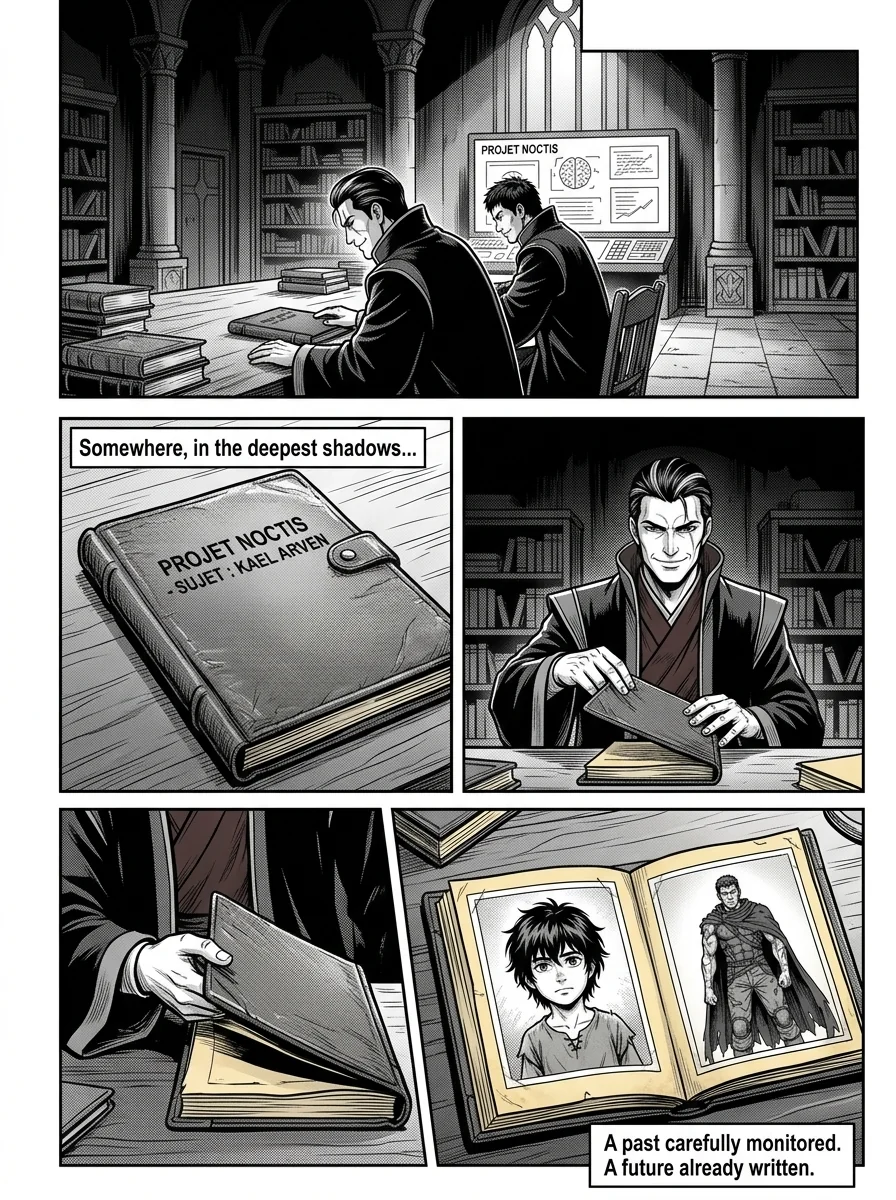 NOCTIS — Les Héritiers de l'Ombre Chapter 2 Page 41 - AI Generated Manga
