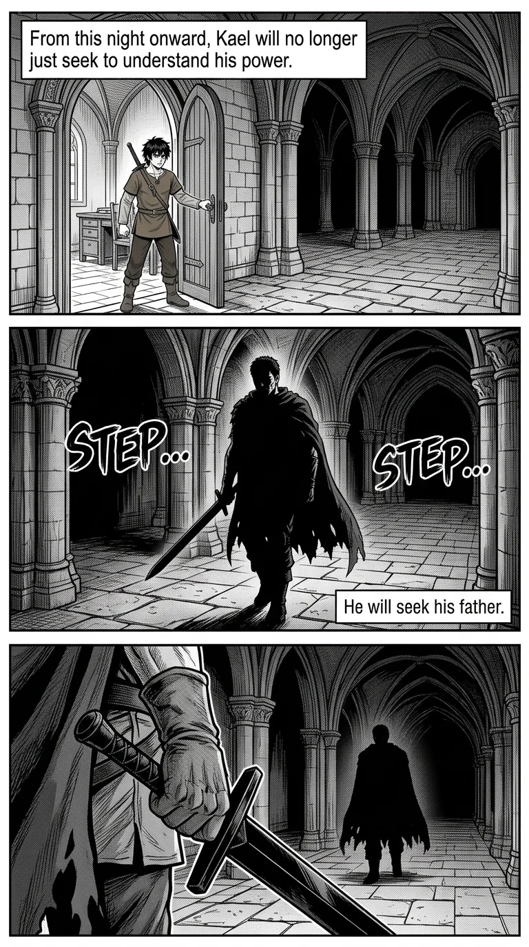 NOCTIS — Les Héritiers de l'Ombre Chapter 2 Page 45 - AI Generated Manga