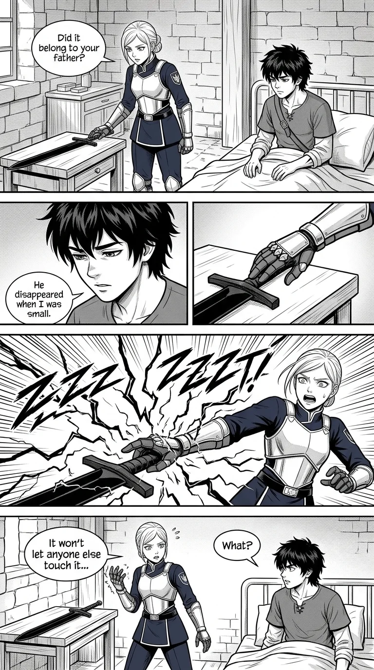 NOCTIS — Les Héritiers de l'Ombre Chapter 2 Page 4 - AI Generated Manga
