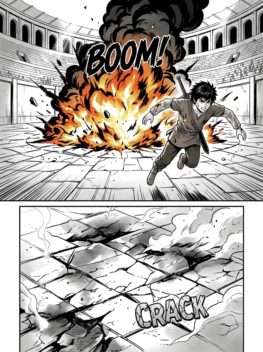 NOCTIS — Les Héritiers de l'Ombre Chapter 3 Page 20 - AI Generated Manga