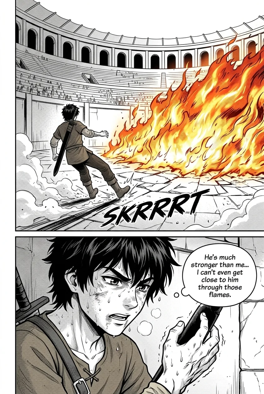 NOCTIS — Les Héritiers de l'Ombre Chapter 3 Page 22 - AI Generated Manga