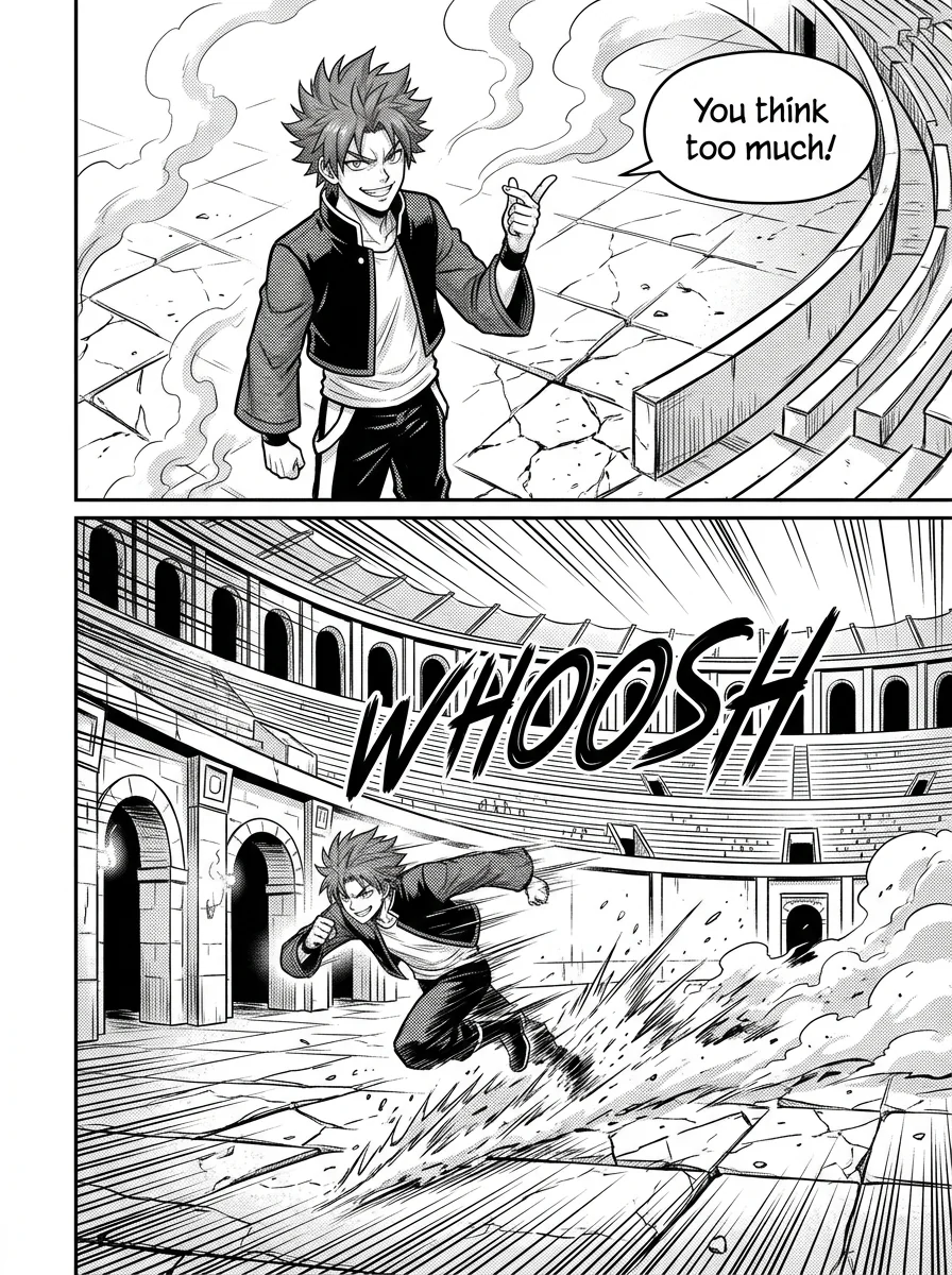 NOCTIS — Les Héritiers de l'Ombre Chapter 3 Page 23 - AI Generated Manga
