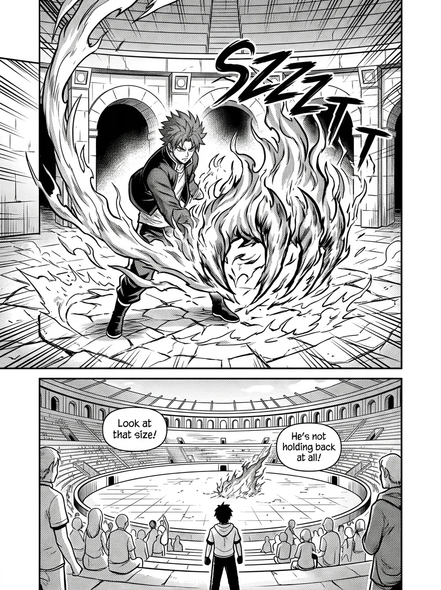 NOCTIS — Les Héritiers de l'Ombre Chapter 3 Page 25 - AI Generated Manga