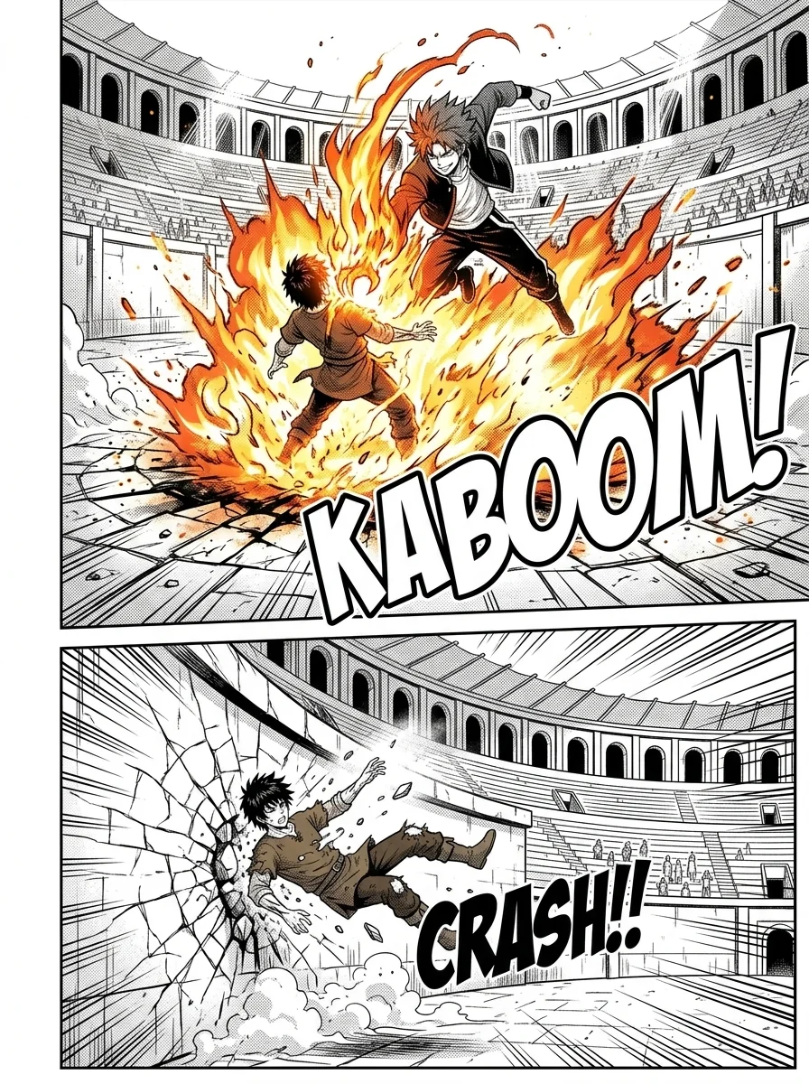 NOCTIS — Les Héritiers de l'Ombre Chapter 3 Page 27 - AI Generated Manga