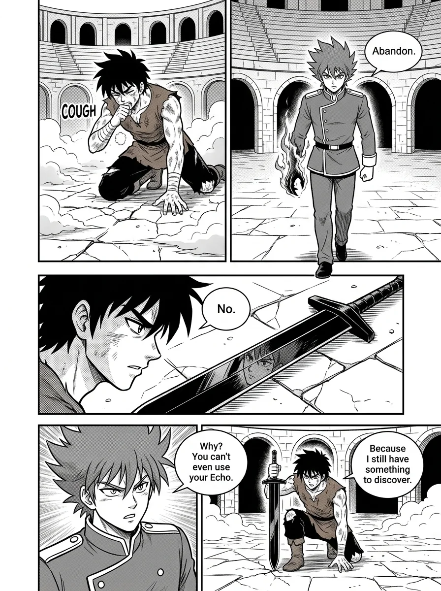 NOCTIS — Les Héritiers de l'Ombre Chapter 3 Page 28 - AI Generated Manga
