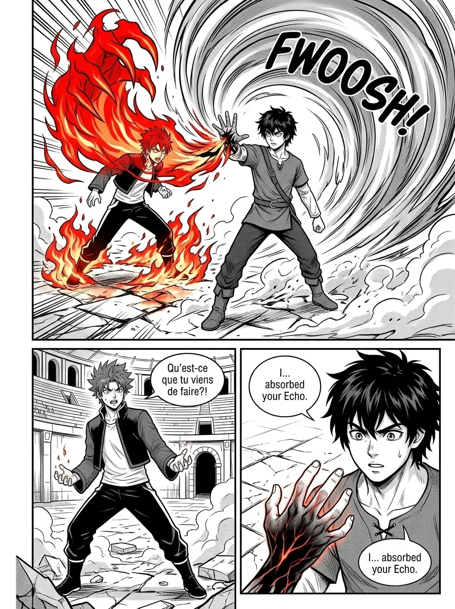 NOCTIS — Les Héritiers de l'Ombre Chapter 3 Page 30 - AI Generated Manga