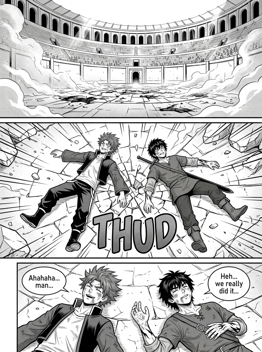NOCTIS — Les Héritiers de l'Ombre Chapter 3 Page 34 - AI Generated Manga
