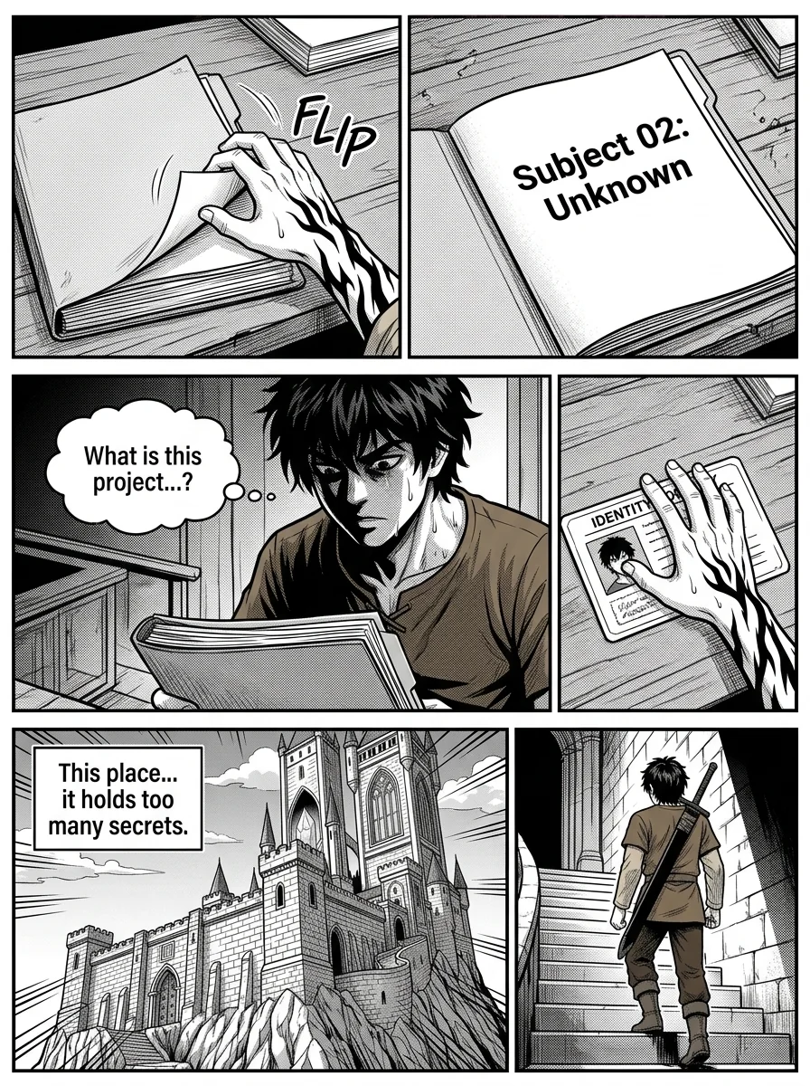 NOCTIS — Les Héritiers de l'Ombre Chapter 3 Page 38 - AI Generated Manga