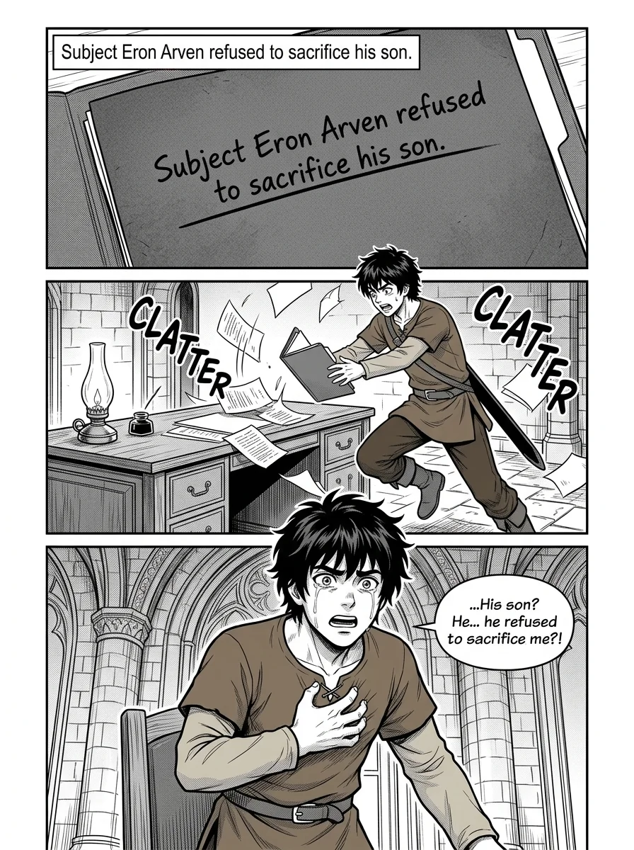 NOCTIS — Les Héritiers de l'Ombre Chapter 3 Page 43 - AI Generated Manga