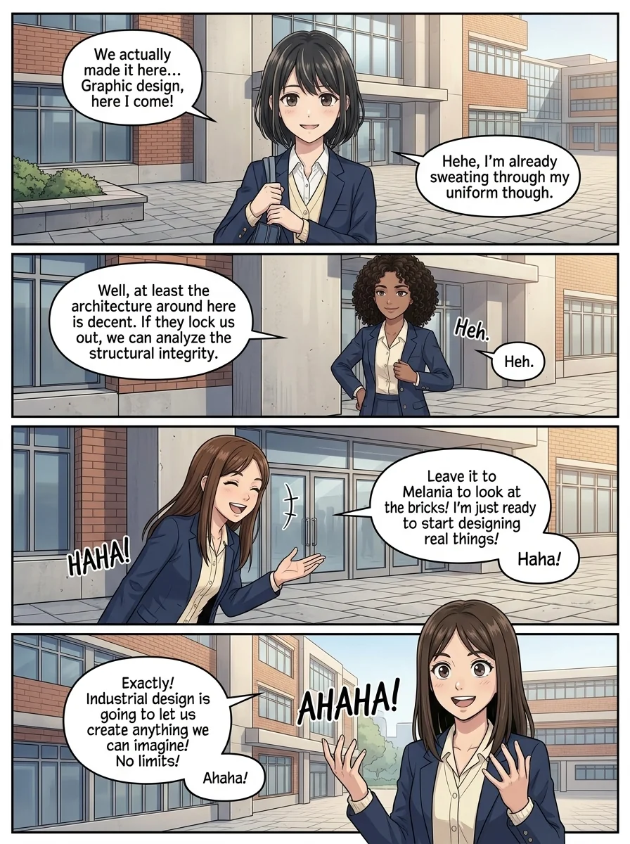 Meroncov Chapter 1 Page 2 - AI Generated Manga