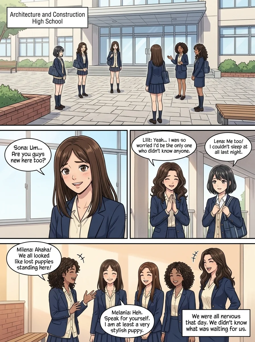 Meroncov Chapter 1 Page 4 - AI Generated Manga