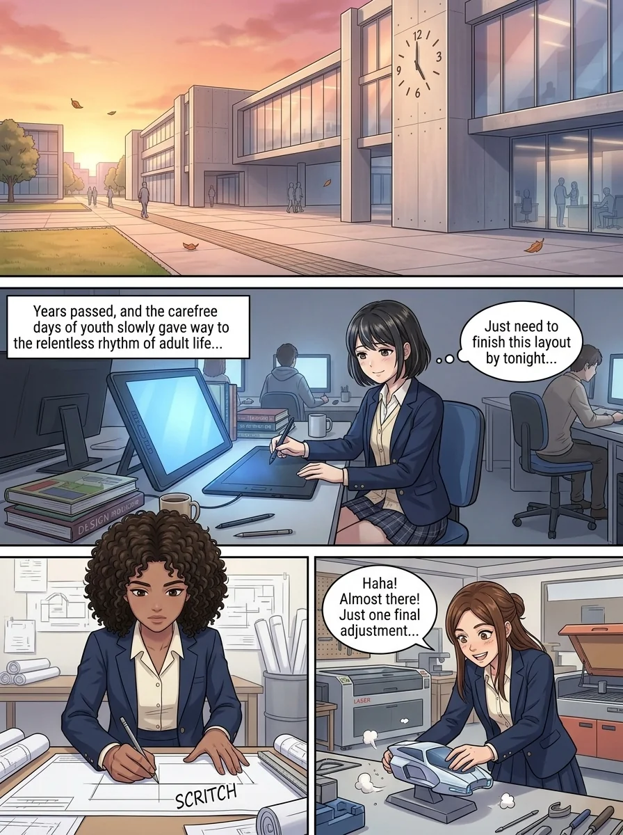 Meroncov Chapter 4 Page 3 - AI Generated Manga