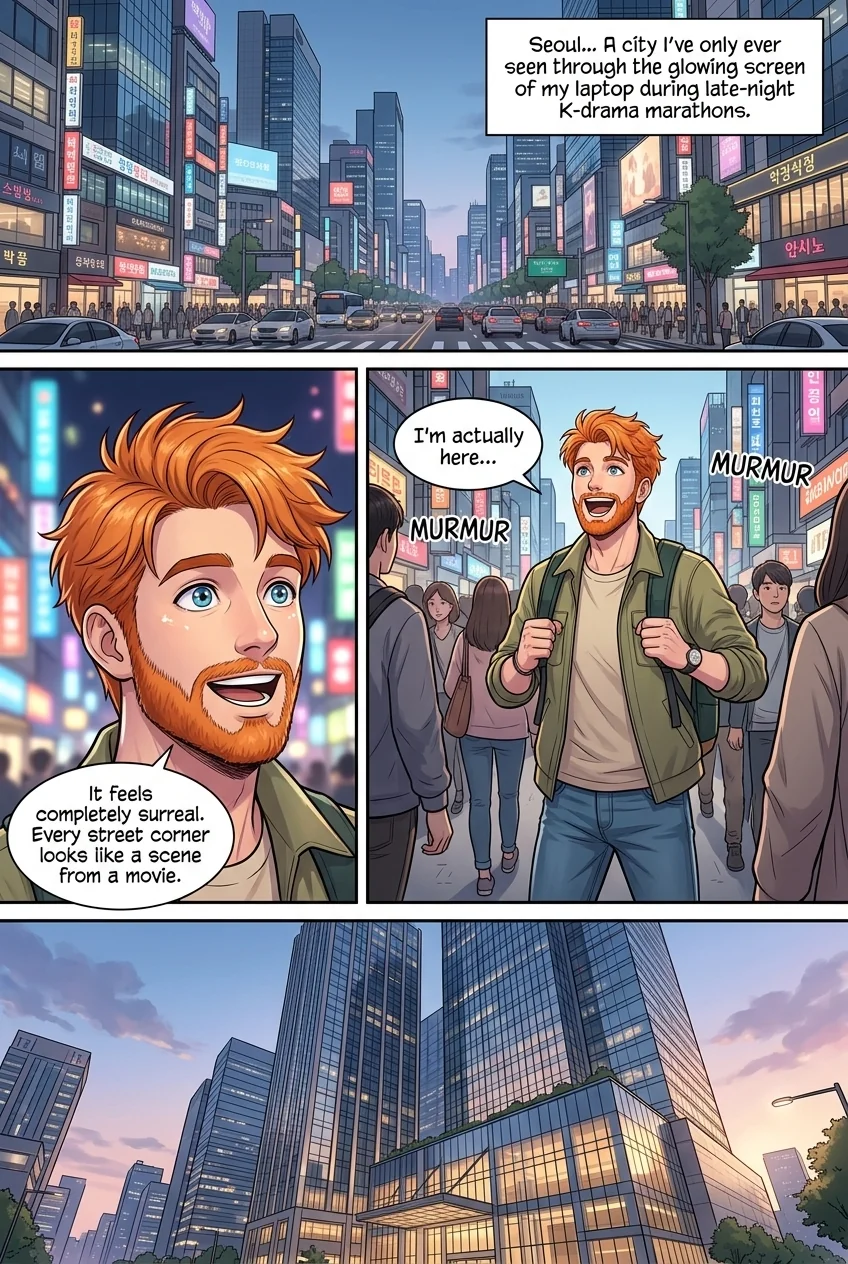 Tú Corea, mi mundo.  Chapter 1 Page 1 - AI Generated Manga