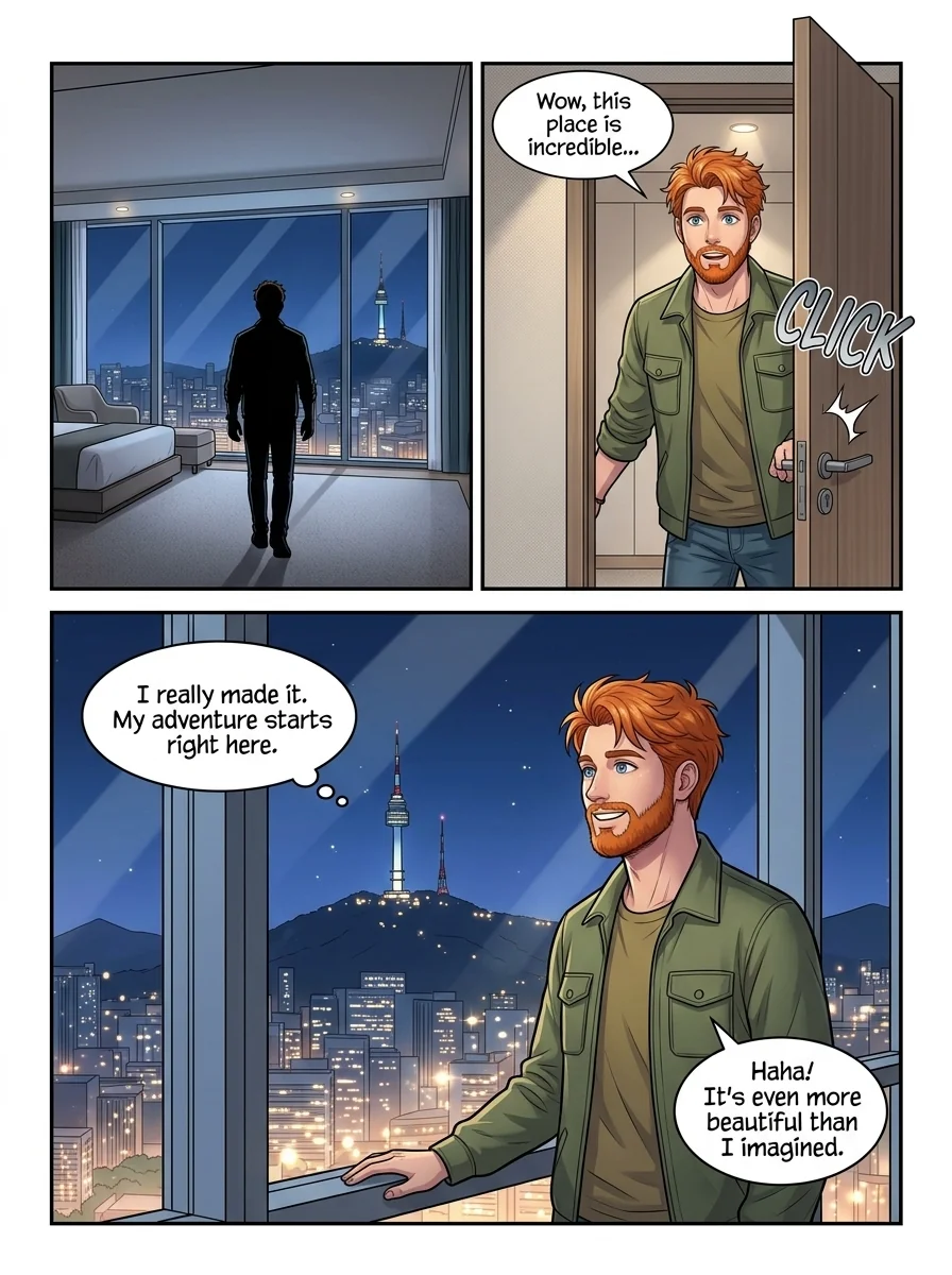 Tú Corea, mi mundo.  Chapter 1 Page 2 - AI Generated Manga