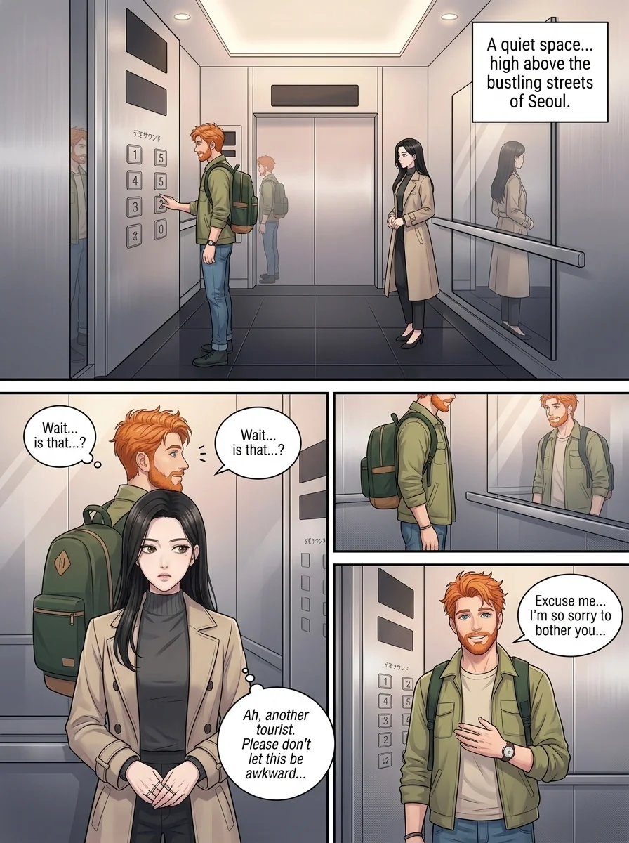 Tú Corea, mi mundo.  Chapter 1 Page 7 - AI Generated Manga