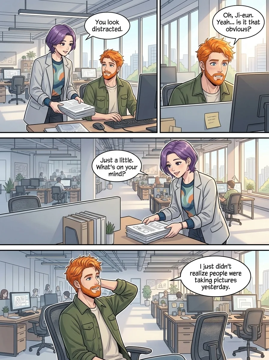 Tú Corea, mi mundo.  Chapter 11 Page 12 - AI Generated Manga
