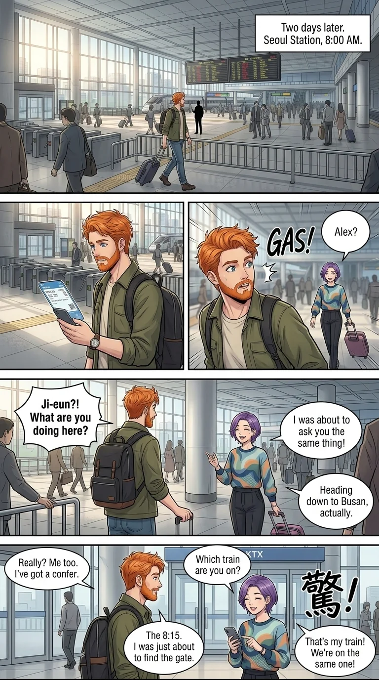 Tú Corea, mi mundo.  Chapter 12 Page 3 - AI Generated Manga