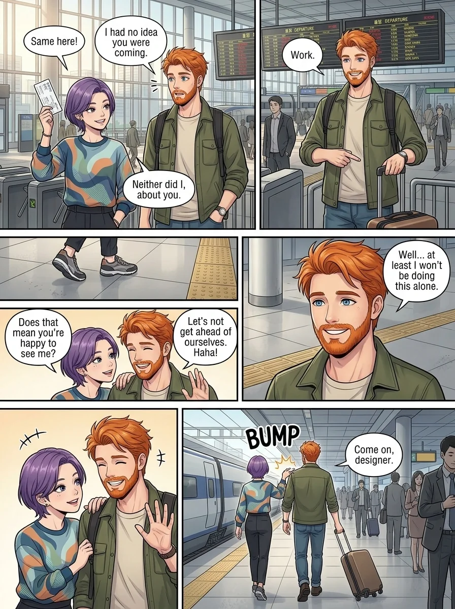 Tú Corea, mi mundo.  Chapter 12 Page 4 - AI Generated Manga