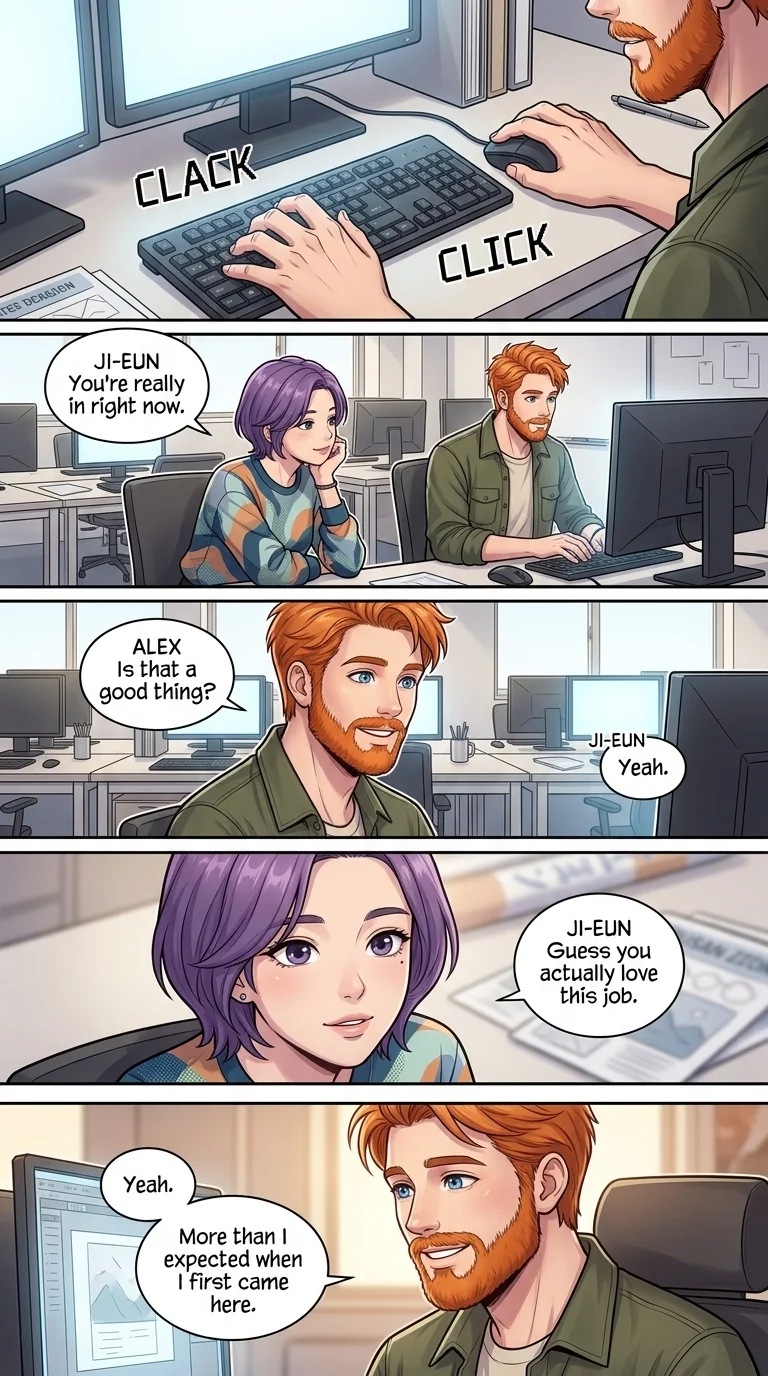 Tú Corea, mi mundo.  Chapter 12 Page 6 - AI Generated Manga
