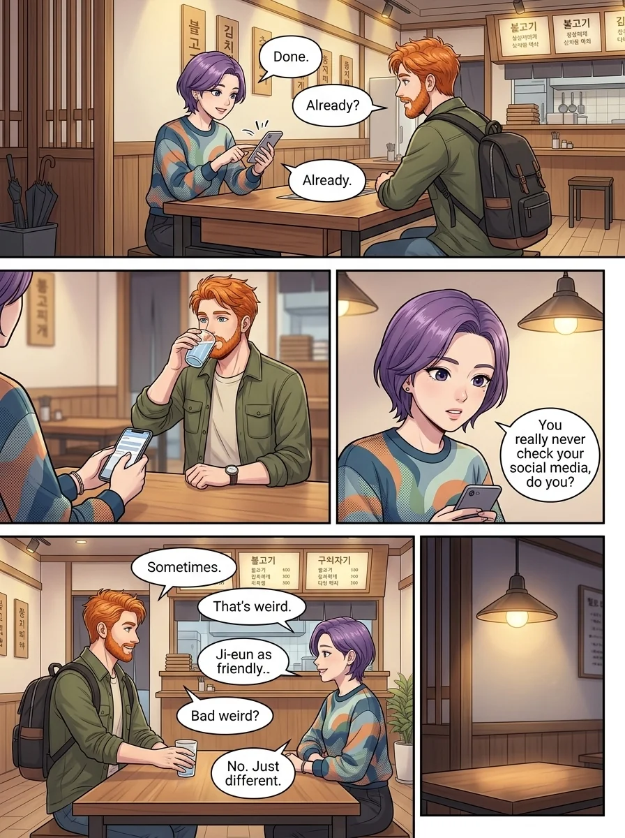 Tú Corea, mi mundo.  Chapter 12 Page 9 - AI Generated Manga